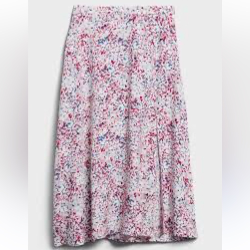 Banana Republic Factory Multicolor Midi Skirt